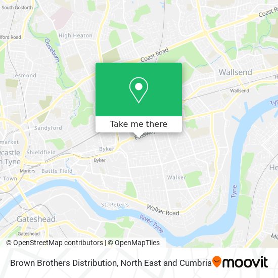 Brown Brothers Distribution map