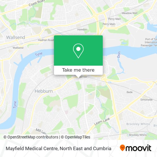 Mayfield Medical Centre map