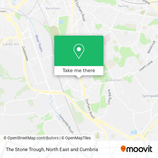 The Stone Trough map