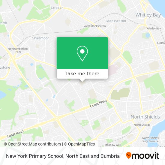 New York Primary School map