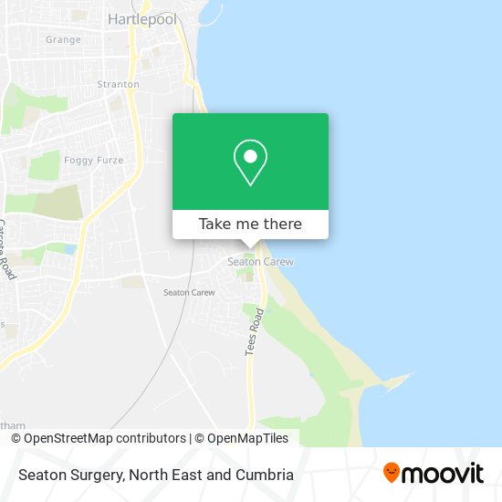 Seaton Surgery map