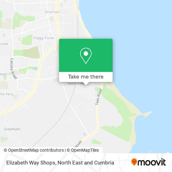 Elizabeth Way Shops map