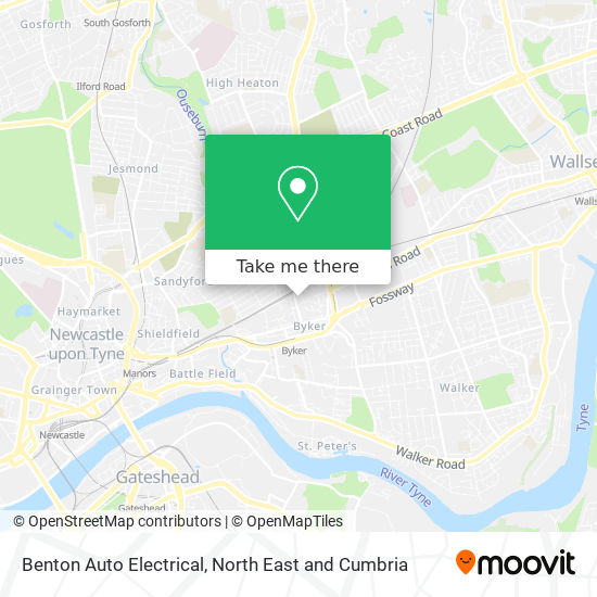 Benton Auto Electrical map