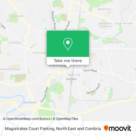 Magistrates Court Parking map