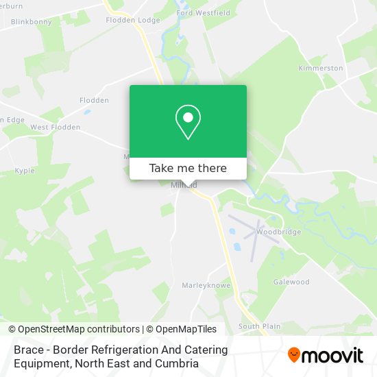 Brace - Border Refrigeration And Catering Equipment map