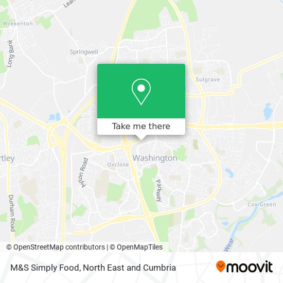 M&S Simply Food map