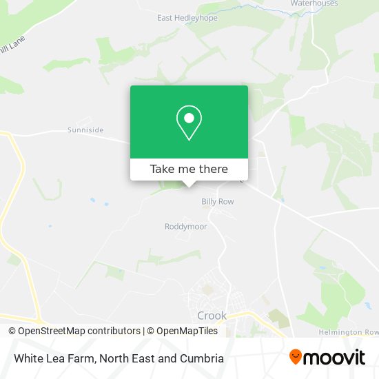 White Lea Farm map