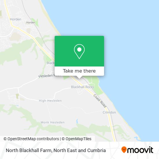 North Blackhall Farm map