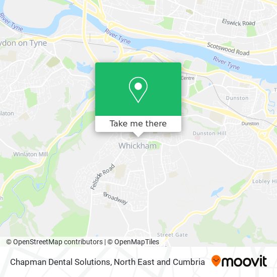 Chapman Dental Solutions map