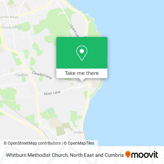 Whitburn Methodist Church map