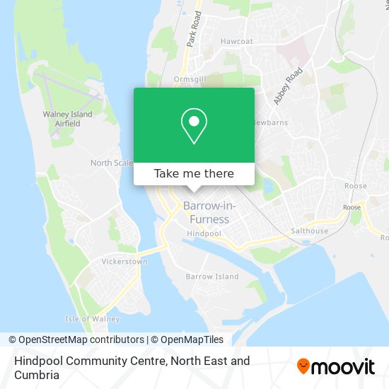 Hindpool Community Centre map