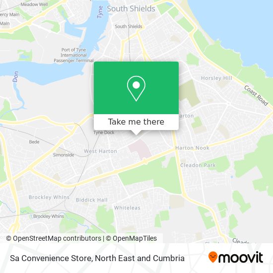 Sa Convenience Store map