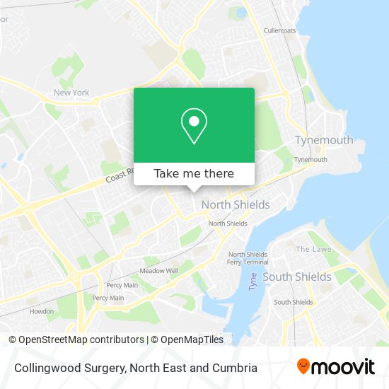 Collingwood Surgery map