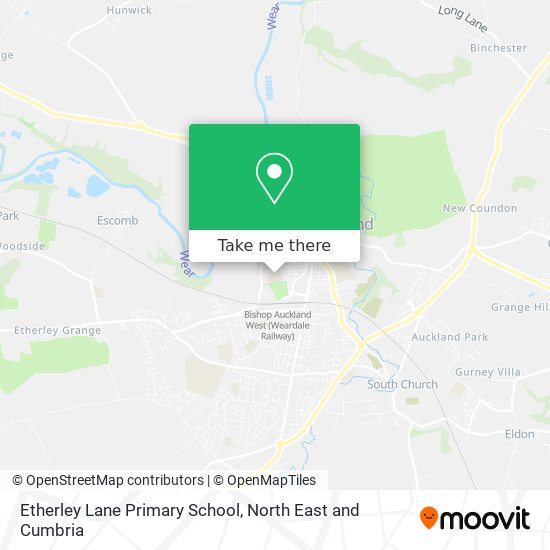 Etherley Lane Primary School map