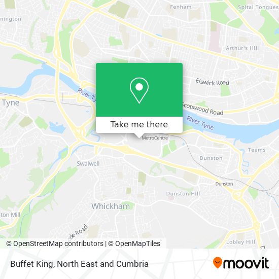 Buffet King map