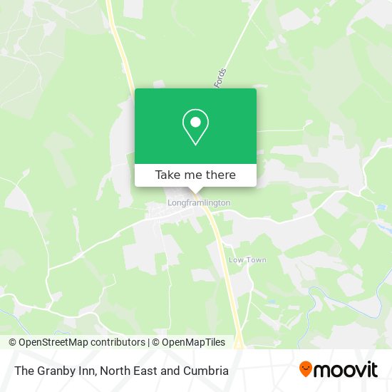 The Granby Inn map