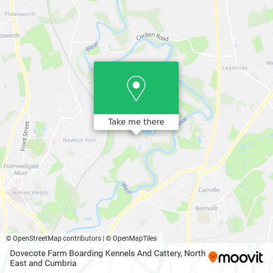 Dovecote Farm Boarding Kennels And Cattery map