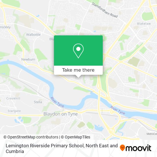 Lemington Riverside Primary School map