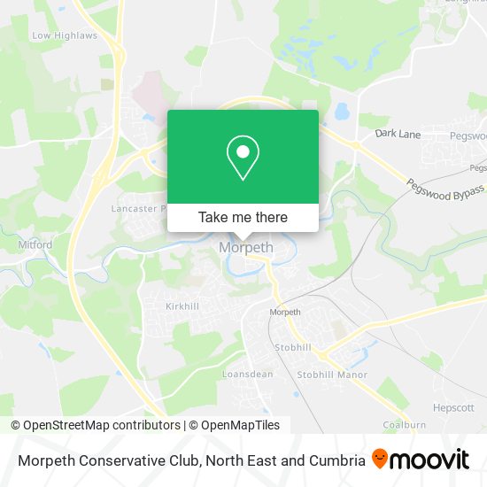 Morpeth Conservative Club map