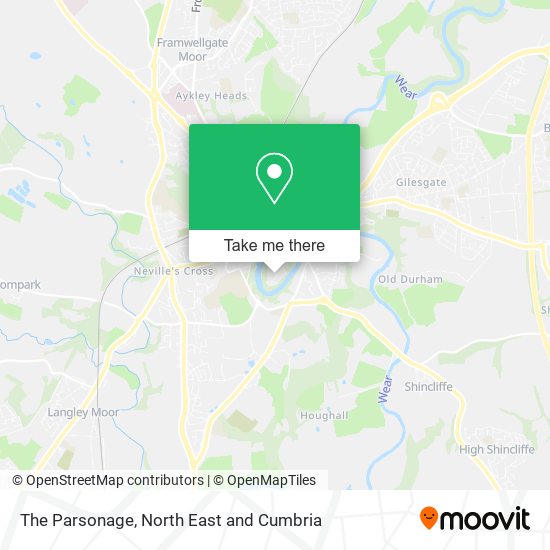 The Parsonage map