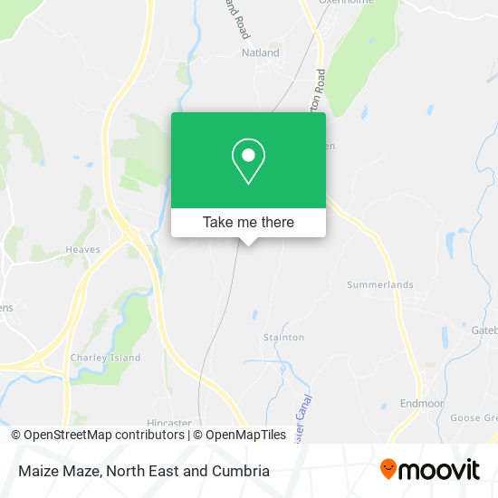 Maize Maze map