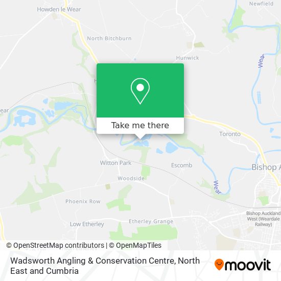 Wadsworth Angling & Conservation Centre map