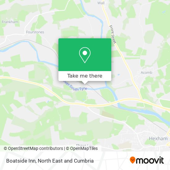 Boatside Inn map
