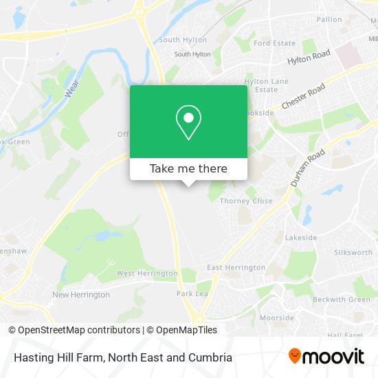 Hasting Hill Farm map