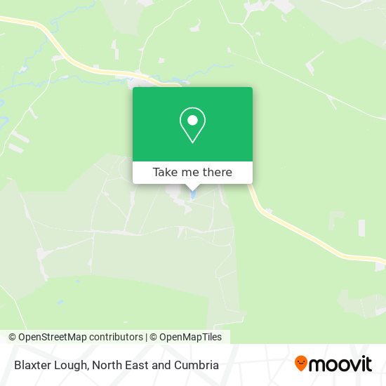 Blaxter Lough map