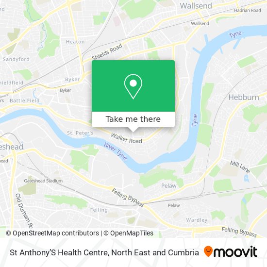 St Anthony’S Health Centre map