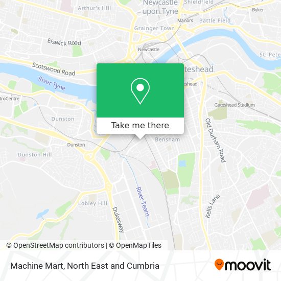 Machine Mart map