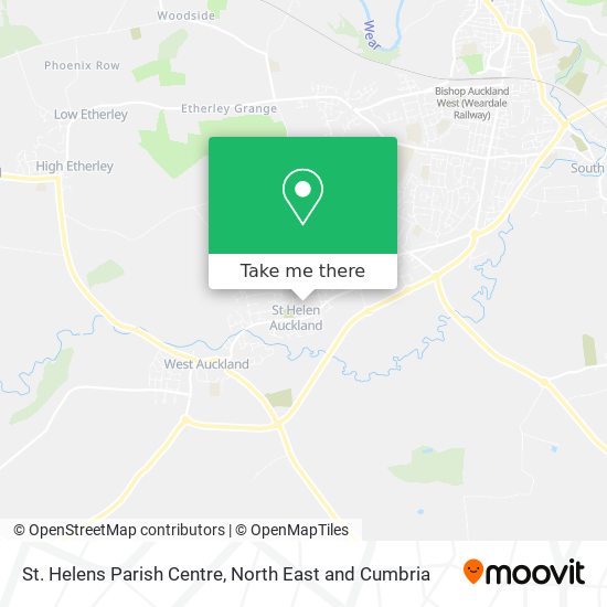St. Helens Parish Centre map