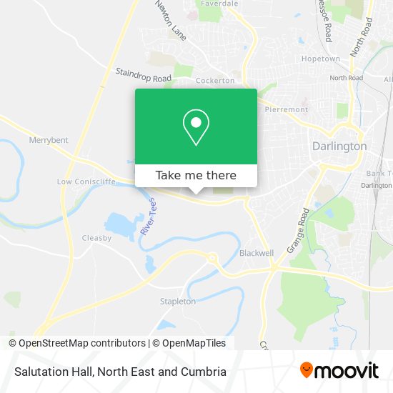 Salutation Hall map