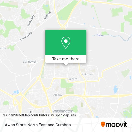 Awan Store map