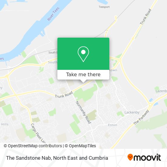 The Sandstone Nab map