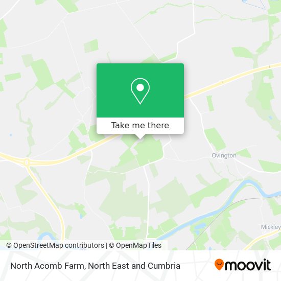 North Acomb Farm map