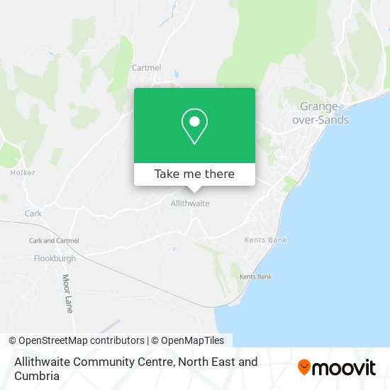 Allithwaite Community Centre map