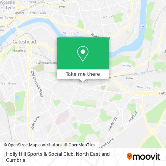 Holly Hill Sports & Social Club map