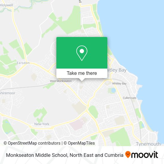 Monkseaton Middle School map