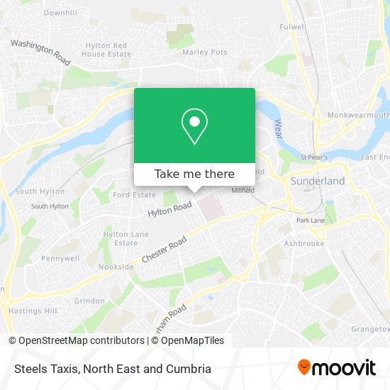 Steels Taxis map