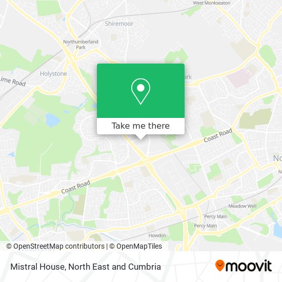 Mistral House map