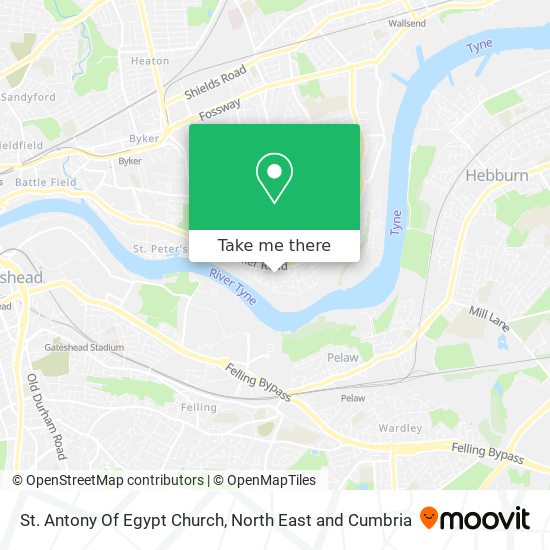 St. Antony Of Egypt Church map
