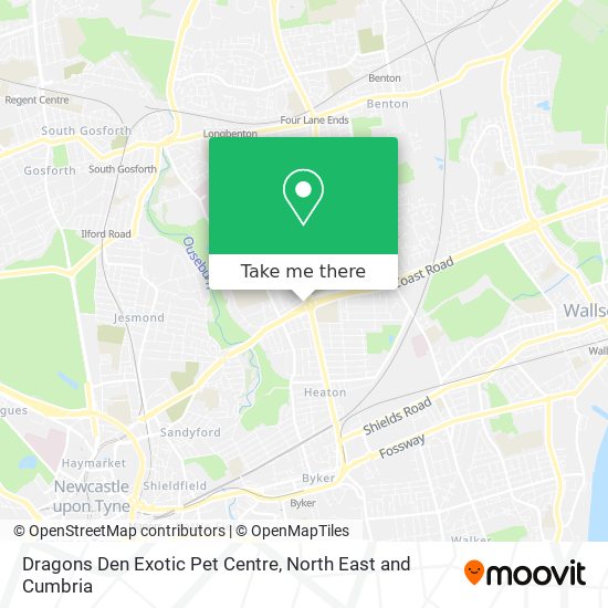 Dragons Den Exotic Pet Centre map
