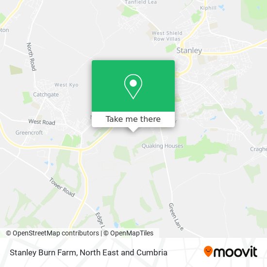 Stanley Burn Farm map
