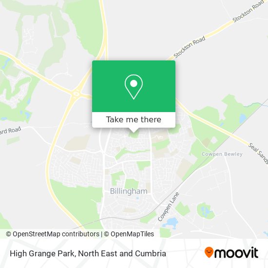 High Grange Park map