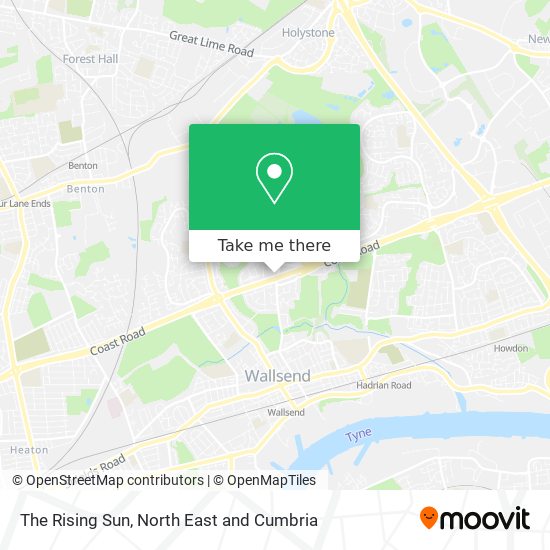 The Rising Sun map