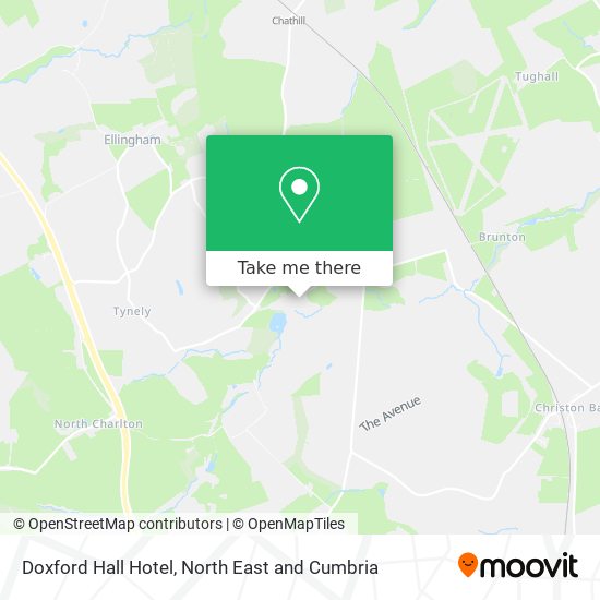 Doxford Hall Hotel map