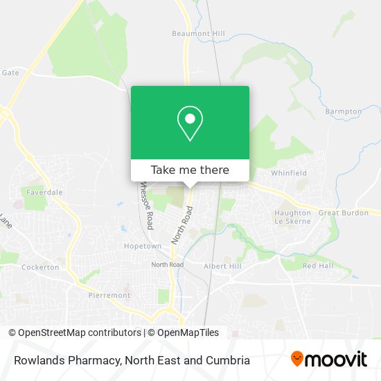 Rowlands Pharmacy map