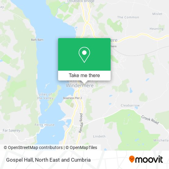 Gospel Hall map