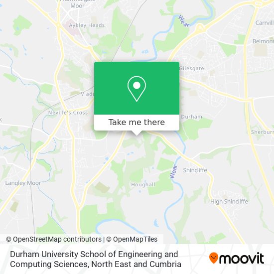 Durham University School of Engineering and Computing Sciences map